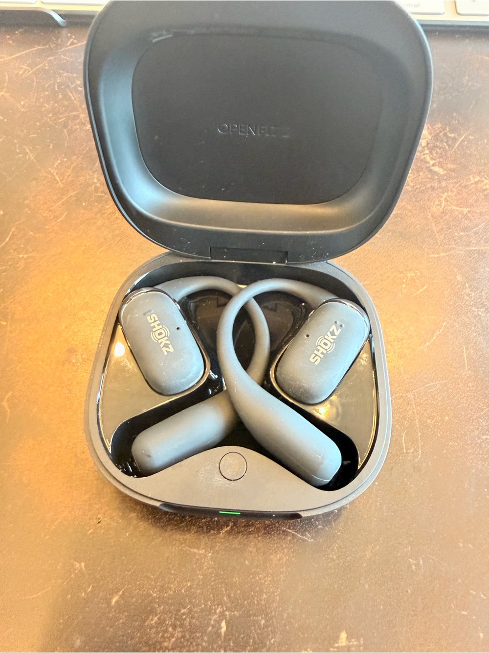 Shokz Black Over-Ear Headphones with Carry Case - Picture 2 of 3